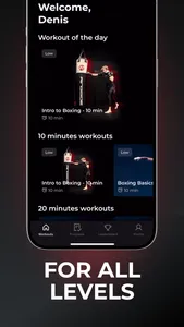 BOXR Boxing Workout & Training screenshot 1