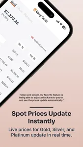 Easy Gold Calculator screenshot 1