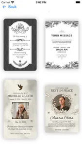 Funeral Invitation screenshot 0