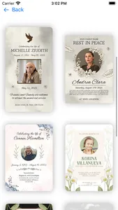 Funeral Invitation screenshot 1