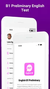 English B1 PET screenshot 0