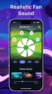 Bedtime Fan: White Noise Sound screenshot 2