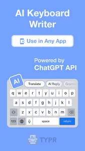 TyprAI: AI Keyboard & Writer screenshot 0