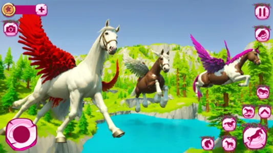 My Flying Horse Herd Care Sim screenshot 1