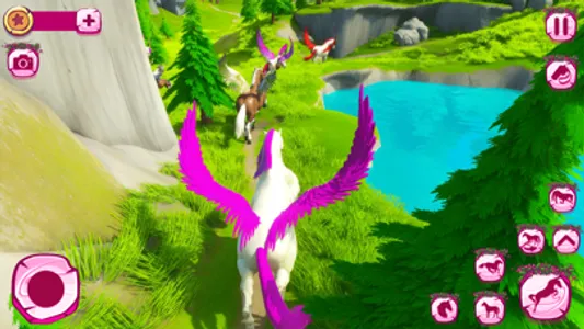 My Flying Horse Herd Care Sim screenshot 2