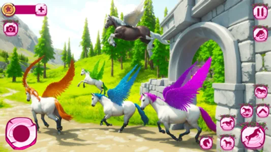 My Flying Horse Herd Care Sim screenshot 4