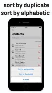 Contacts cleaner duplicate screenshot 4