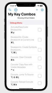 My Shortcuts for Xcode screenshot 1