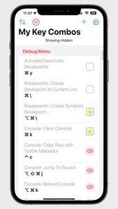 My Shortcuts for Xcode screenshot 2