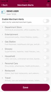 SCCU CardNav screenshot 1