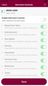 SCCU CardNav screenshot 2