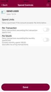 SCCU CardNav screenshot 3