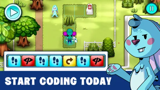 Coding Games Kids: Glitch Hero screenshot 0