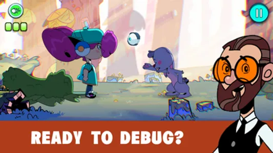 Coding Games Kids: Glitch Hero screenshot 1