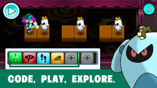 Coding Games Kids: Glitch Hero screenshot 2