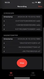 Motion Sensor Vibrations Pro screenshot 0