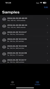 Motion Sensor Vibrations Pro screenshot 2