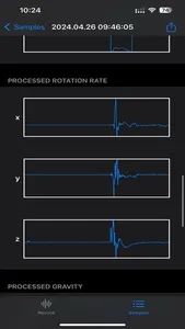 Motion Sensor Vibrations Pro screenshot 3