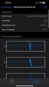 Motion Sensor Vibrations Pro screenshot 4