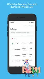 Roamilo eSIM:Travel & Internet screenshot 1
