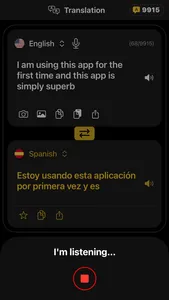 Voice language translator screenshot 2
