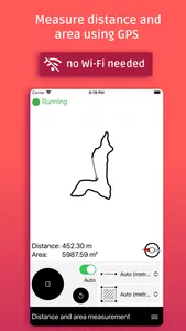 Distance and Area Measurement screenshot 0