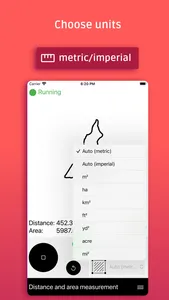 Distance and Area Measurement screenshot 1