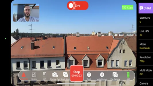 Dual Cam Stream: IRL Pro screenshot 0
