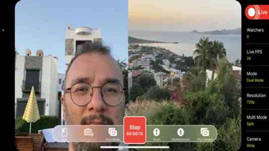 Dual Cam Stream: IRL Pro screenshot 1