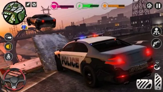 Police Car Chase Cop Game 3D screenshot 1