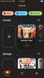 bloopworm - comic book reader screenshot 0