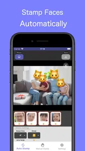 Stamp on face - Face Stamp screenshot 0