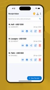Receipt Maker:Sign Send, Print screenshot 2