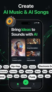 AI Music & Song Generator screenshot 1