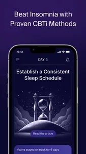 No Insomnia: CBT & Sleep Coach screenshot 1