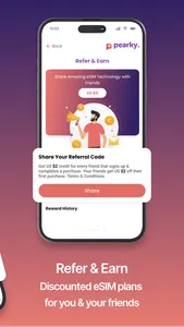 eSIM Travel Data Plans: Pearky screenshot 4