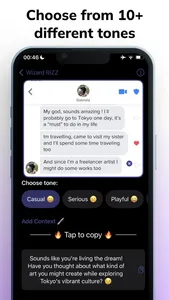 Wizard AI: Social Skills App screenshot 2