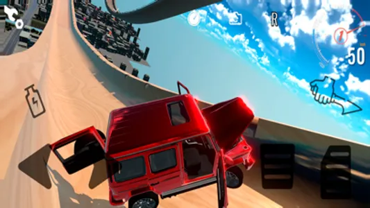 Mega Ramp - Crashing Cars screenshot 1