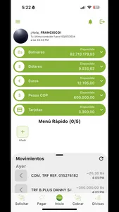 Banco Plaza App screenshot 1