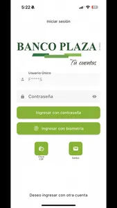Banco Plaza App screenshot 3
