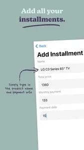 Installment Tool screenshot 1