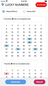 Lucky Numbers Generator screenshot 1