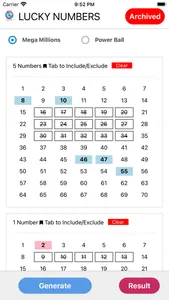 Lucky Numbers Generator screenshot 2
