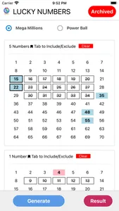 Lucky Numbers Generator screenshot 3