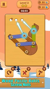 Crazy Screws: Wood Bolts&Nuts screenshot 0