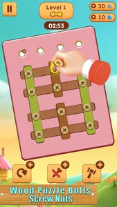 Crazy Screws: Wood Bolts&Nuts screenshot 1