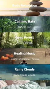Relaxing audio screenshot 3