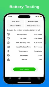 Battery Testing Master screenshot 0