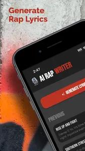 AI Rap Lyric Generator screenshot 0