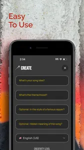 AI Rap Lyric Generator screenshot 2